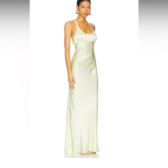 New | bec and bridge Maxina Crossover Dress in Ice Yellow US 4 - Picture 1 of 9